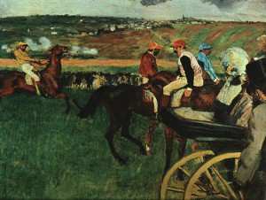Edgar Degas, Powóz na wyścigach konnych