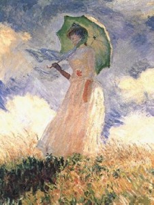 Claude Monet, Kobieta z parasolką