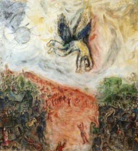 Upadek Ikara - Marc Chagall