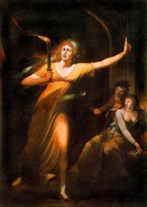 Płomienna Lady Makbet - Johann Fussli